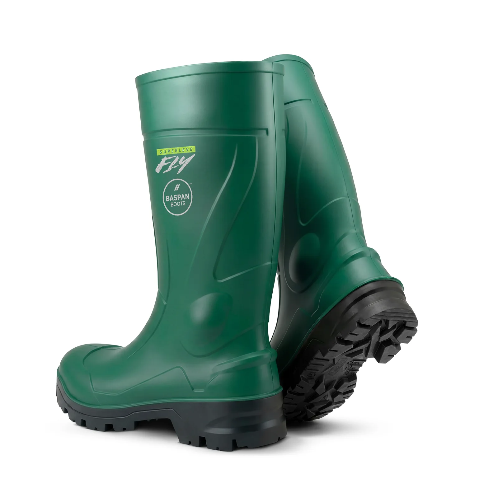 Still profissional entregue pela LookOS para a Baspan com vista traseira da bota Superleve Fly