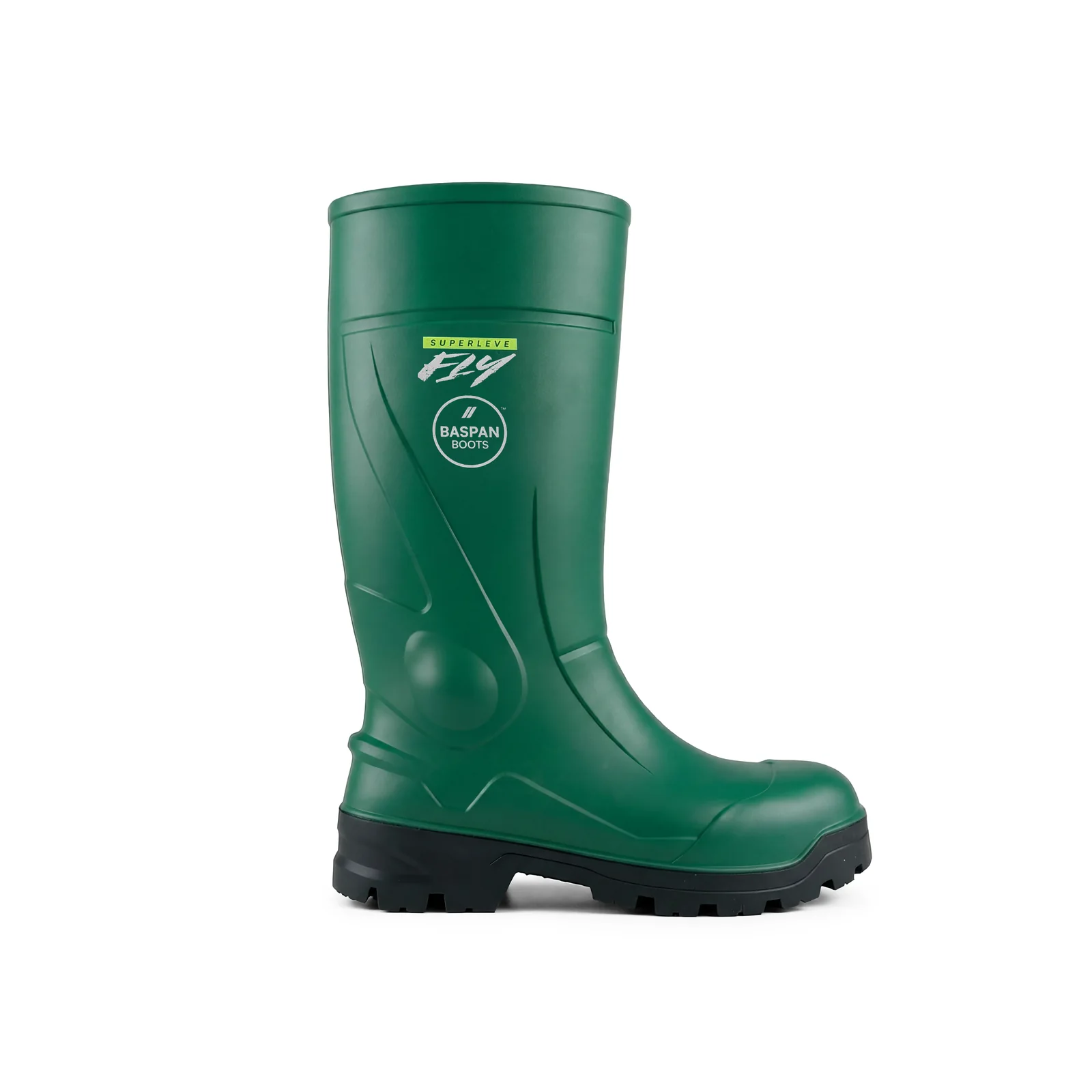 Still profissional entregue pela LookOS para a Baspan com vista lateral da bota Superleve Fly